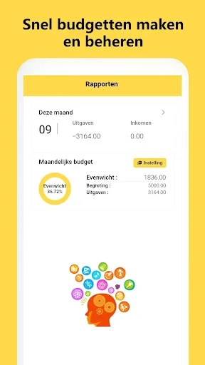 Geldmanager:Uitgaven bijhouden screenshot