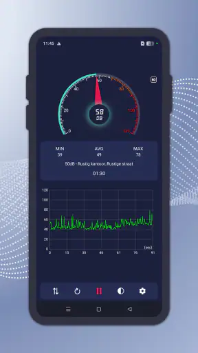 Geluidsmeter screenshot