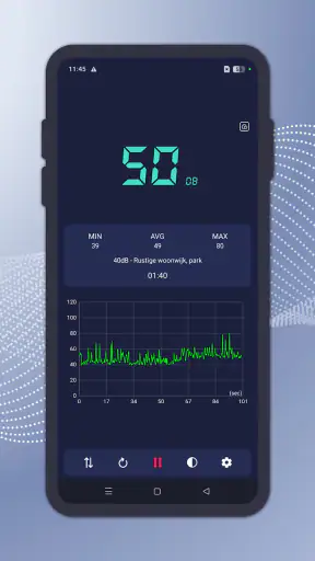 Geluidsmeter screenshot