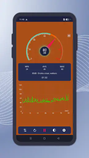 Geluidsmeter screenshot
