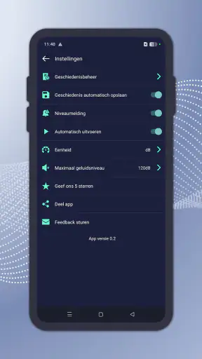 Geluidsmeter screenshot