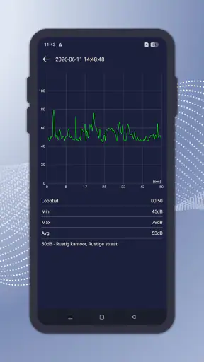 Geluidsmeter screenshot