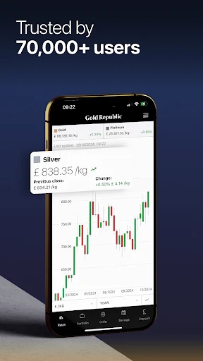 GoldRepublic - Beleg in goud screenshot