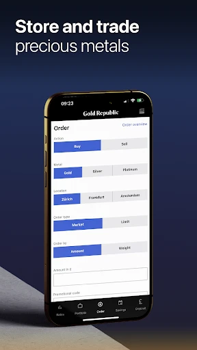 GoldRepublic - Beleg in goud screenshot