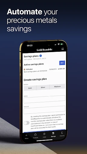 GoldRepublic - Beleg in goud screenshot