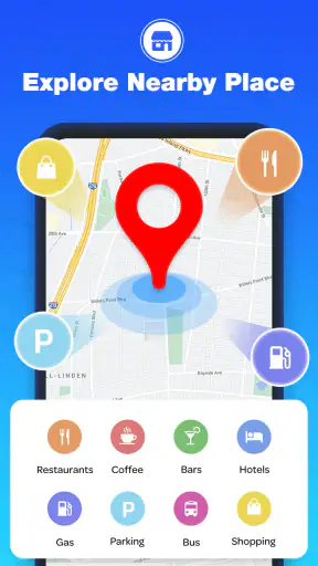 GPS-kaarten navigatie screenshot