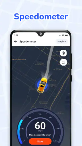 GPS-navigatie: spraak-GPS screenshot