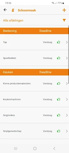 HACCP app Bureau de Wit screenshot