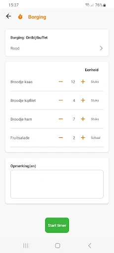 HACCP app Bureau de Wit screenshot