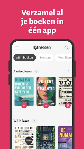 Hebban Boekenapp screenshot
