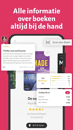 Hebban Boekenapp screenshot