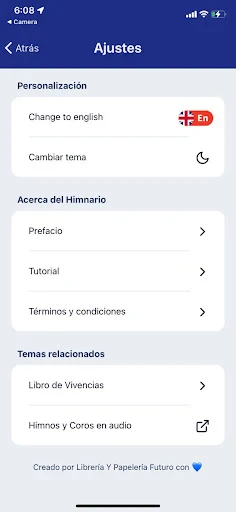 Himnario IDMJI screenshot