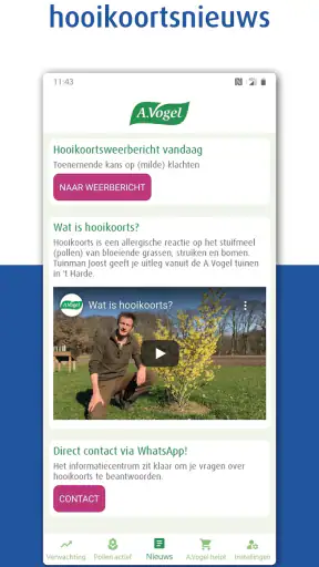 A.Vogel Hooikoortsweerbericht screenshot