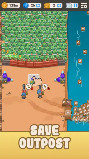 Idle Outpost: Manager Game screenshot