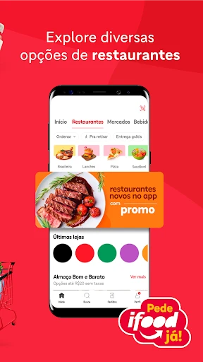 iFood comida e mercado em casa screenshot