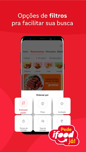iFood comida e mercado em casa screenshot
