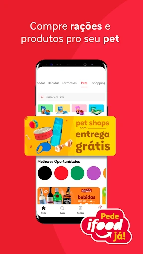 iFood comida e mercado em casa screenshot