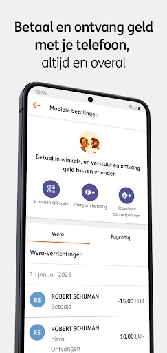 ING Banking screenshot