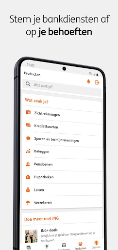 ING Banking screenshot