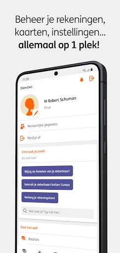 ING Banking screenshot