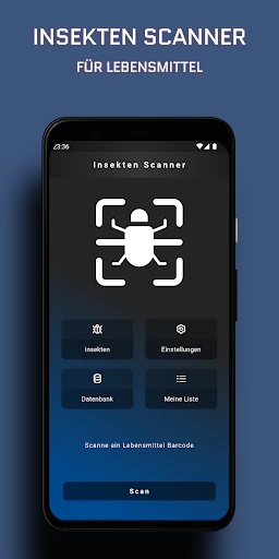 Insekten Lebensmittel Scanner screenshot