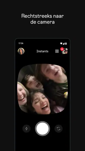 Instants, een Instagram-app screenshot