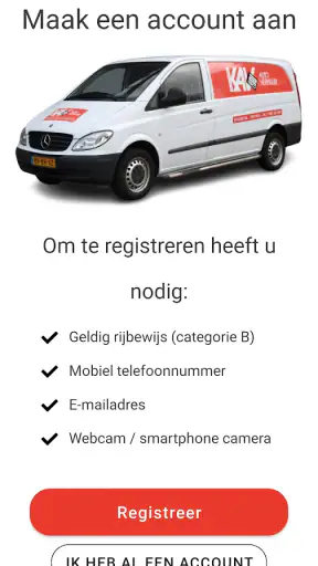KAV2GO - Bestelbusverhuur screenshot