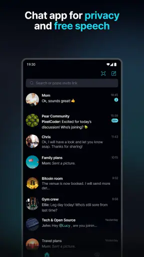 Keet - Private Encrypted Chat screenshot