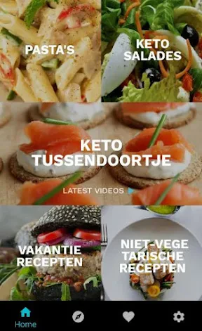 keto dieet recepten nederlands screenshot