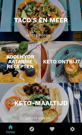 keto dieet recepten nederlands screenshot