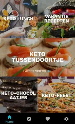 keto dieet recepten nederlands screenshot