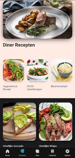 keto dieet recepten nederlands screenshot