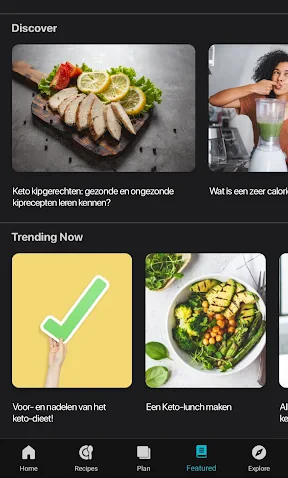 keto dieet recepten nederlands screenshot