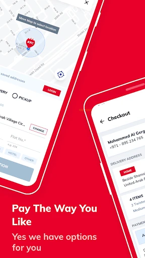 KFC Saudi Arabia screenshot