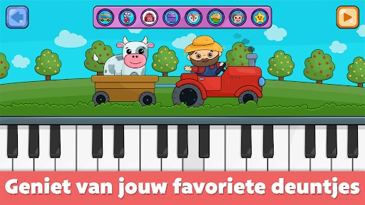 Kinder piano spelletjes screenshot