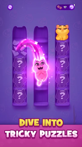 Kitty Sort: Twisted Tails screenshot