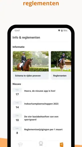 KNHS Dressuurproeven screenshot