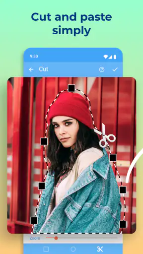 Knip en plak foto's screenshot