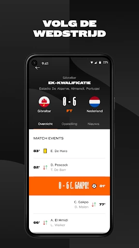 KNVB Oranje screenshot