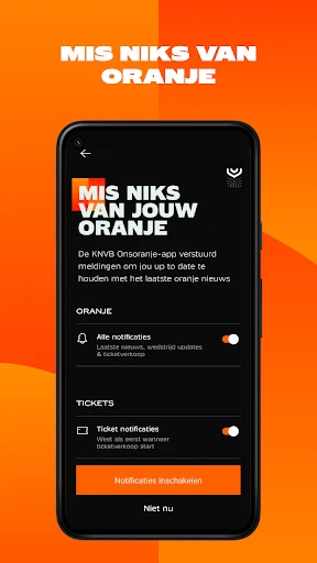 KNVB Oranje screenshot