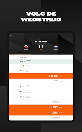 KNVB Oranje screenshot