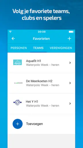 knzb waterpolo screenshot