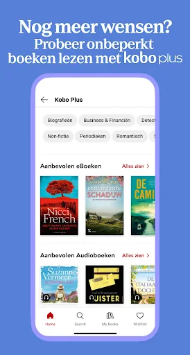 Kobo via bol screenshot