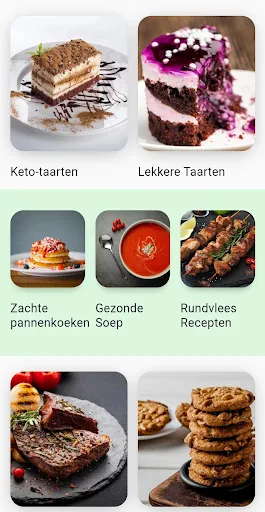 Kookboek recepten screenshot