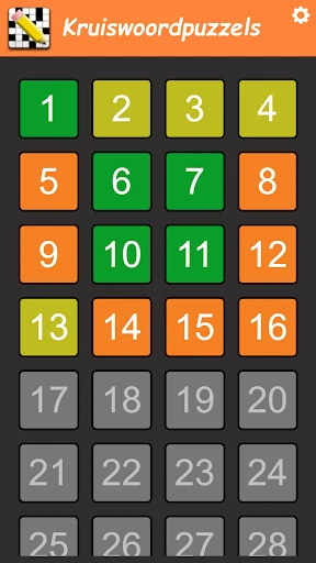 Kruiswoordpuzzel Nederlands screenshot