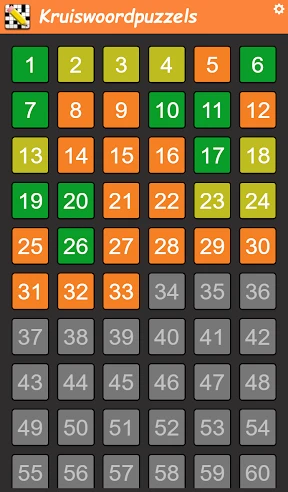 Kruiswoordpuzzel Nederlands screenshot