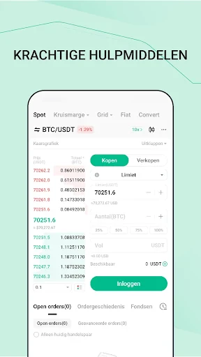 KuCoin: koop Bitcoin en crypto screenshot