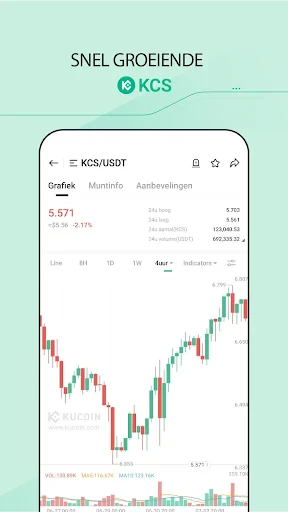 KuCoin: koop Bitcoin en crypto screenshot