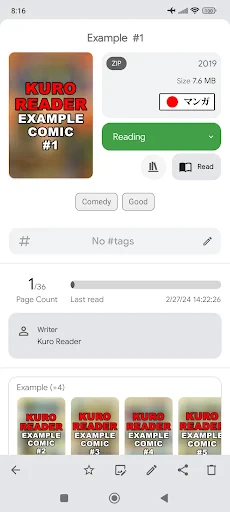 Kuro Reader+ Pro screenshot