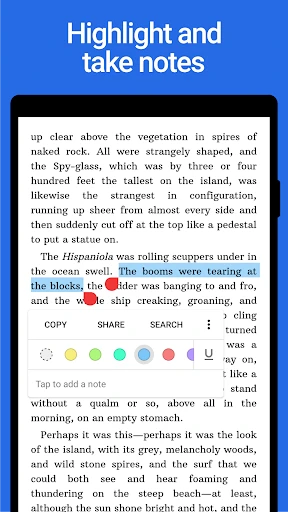 Lithium: EPUB Reader screenshot